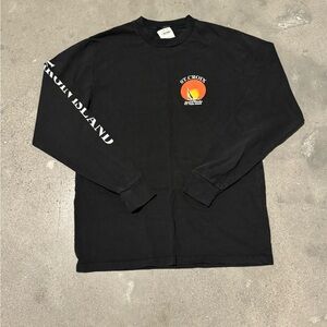 black graphic long sleeve